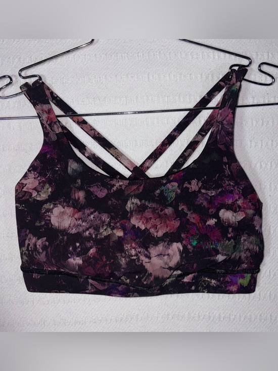lululemon athletica Other - Lululemon Energy Strappy Sports Bra Womens Size 6 Floral Athleisure Workout Gym
